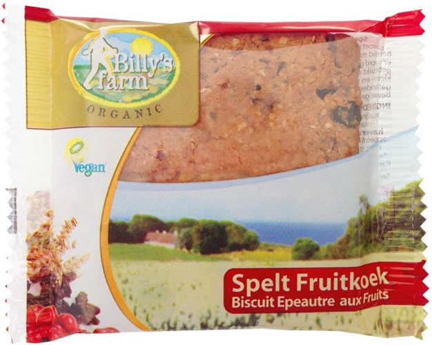 Billy's Farm Biscuit épeautre aux fruits bio 50g